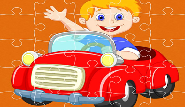 Педальные автомобили. Пазл