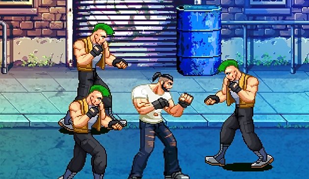 Избить их в уличной драке 2D