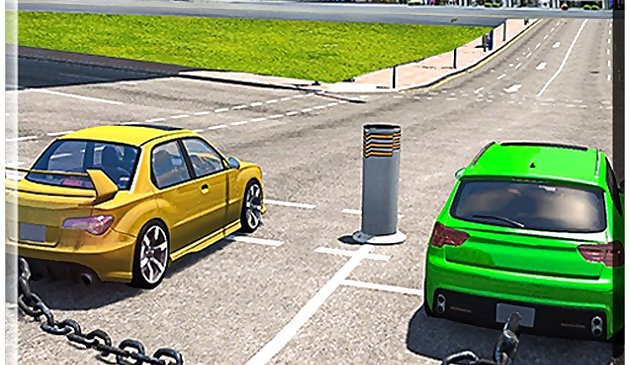 Невозможные треки и связанные цепью автомобили