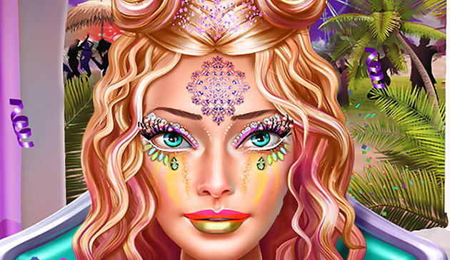 Элли Коачелла макияж