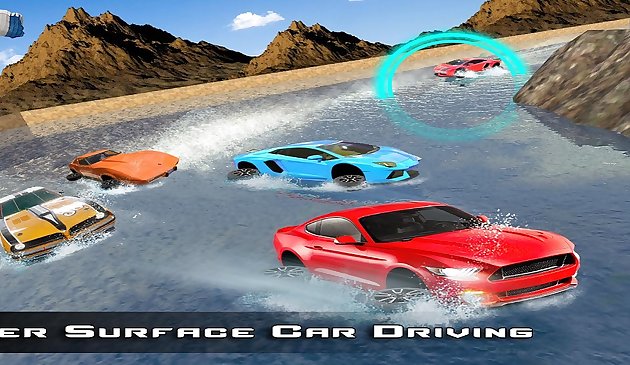 Невероятный серфинг в 3D: автомобильные гонки на воде