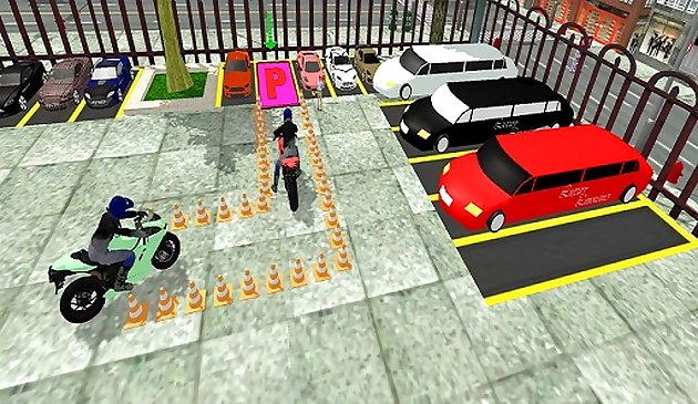 Продвинутая игра парковки байка