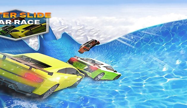 Водные горки: автомобильный трюк гоночной игры 3D