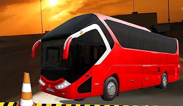 Игра приключение парковки современного автобуса