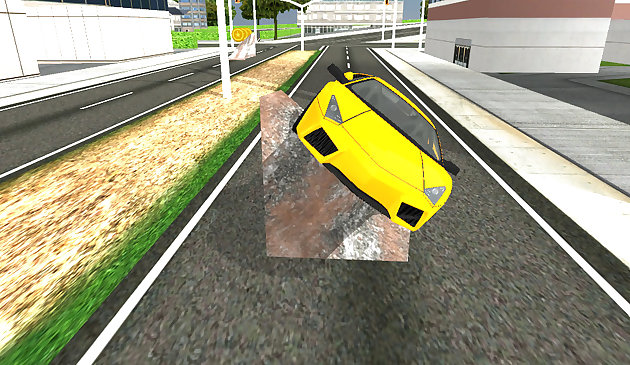 Трюковое вождение автомобиля 3d