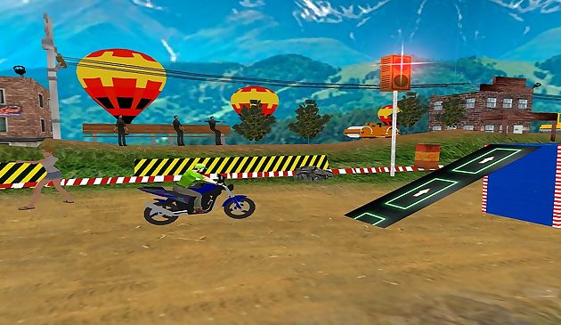 Внедорожные реальные трюки гонки байка: игра байка 3D