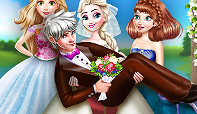 Ice Queen Wedding Photo