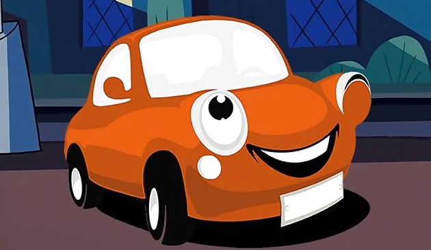 Маленький автомобиль пазл