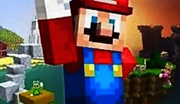 Minecraft Марио пазл