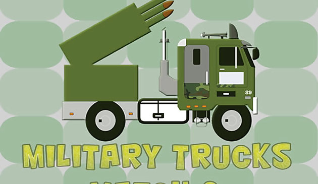 Военные грузовики матч 3