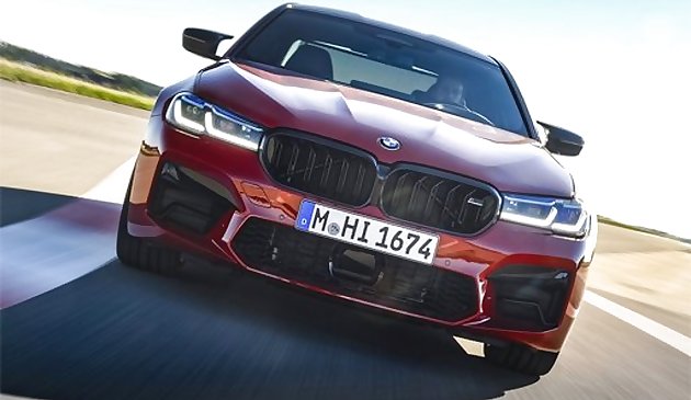 Соревнование BMW M5 пазл