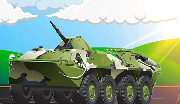 Военные транспортные средства пазл