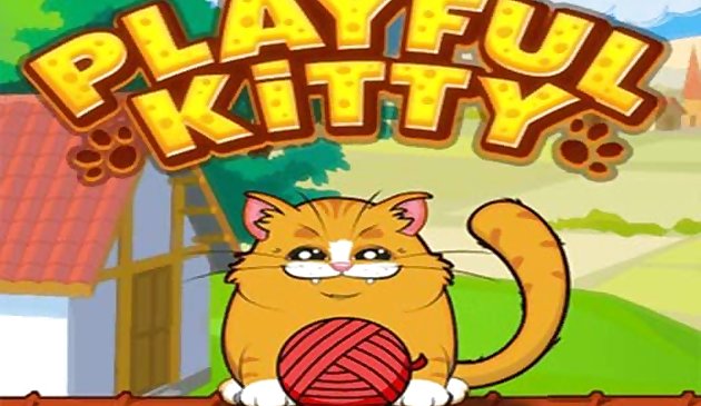 Игривый котенок