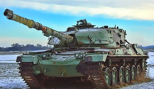 Военные танки пазл