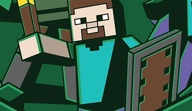 Minecraft пазл