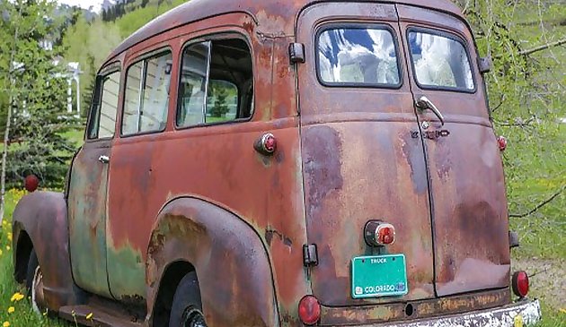 Старые ржавые автомобили различия 2