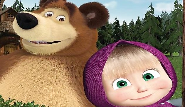 Ферма Маша и медведь: образовательные игры онлайн