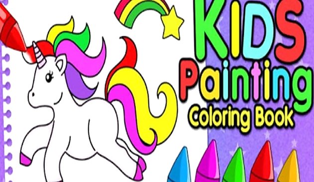 Kids Finger Painting Coloring