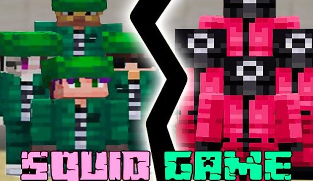 Игра в кальмара крафт карты для Minecraft