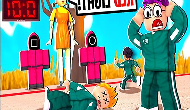 Игра в кальмара челлендж битва 3D