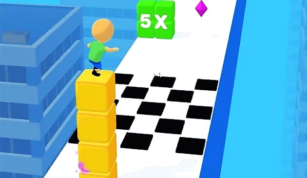 Стопка куба Серфер 3D