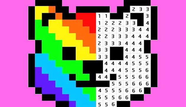Пиксельное искусство Раскраска по номерам