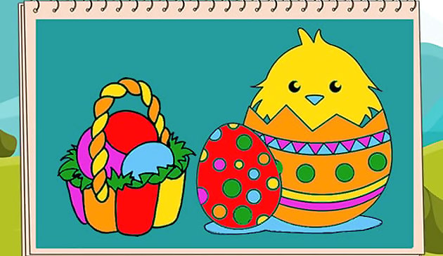 Coloring Book Easter