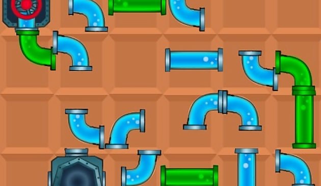 Соедините трубы 2D
