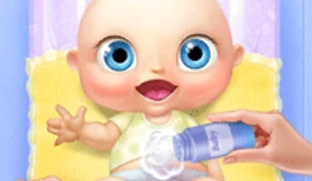 Мой новорожденный малыш Забота игра няни