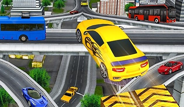 Сумасшедший автомобиль Невозможный трюк челлендж