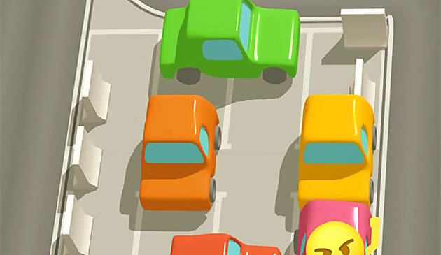 Автомобильная парковка пробка 3Д