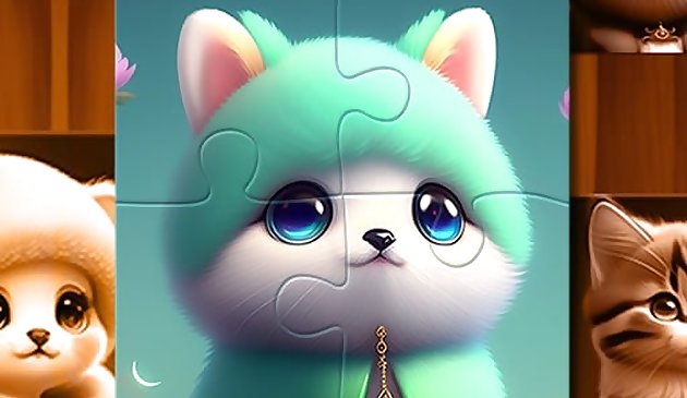 Милый кот пазл