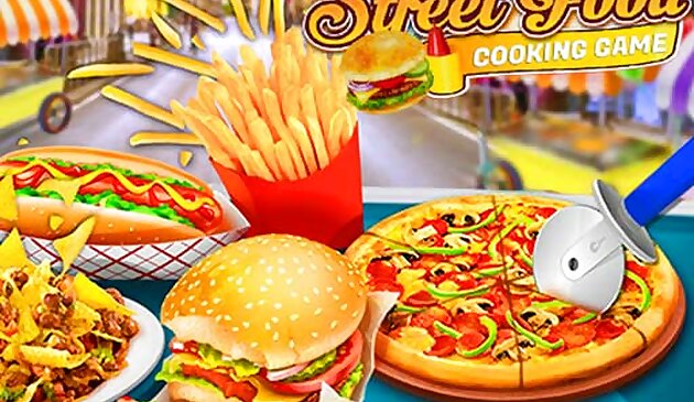 Стенд уличной еды игра приготовления для девочек