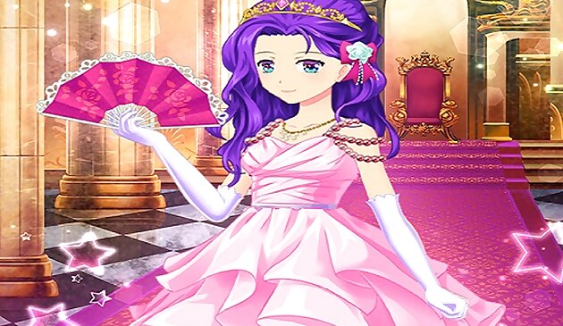 Аниме принцессы одевалка