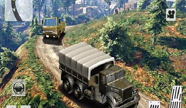 US Внедорожный армейский грузовик водитель