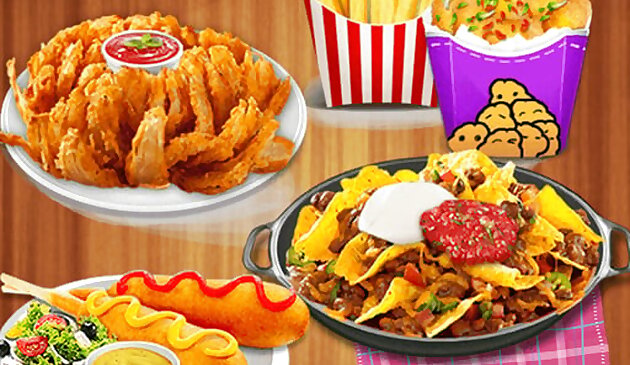 Уличная еда глубокой прожарки