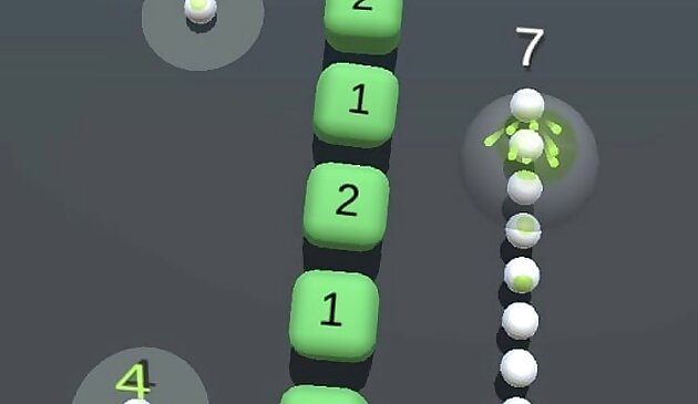 2048 Змея 3D Блок