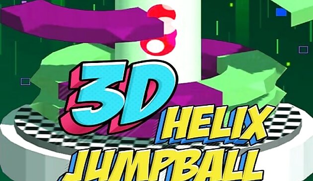 3D Спираль прыжок мяч