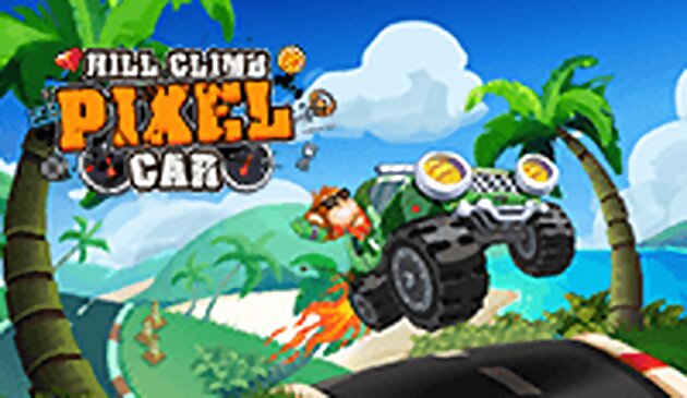 Hill Climb Pixel Car