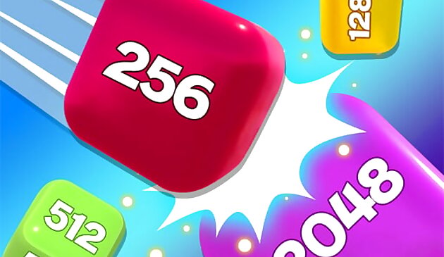 Цепной куб 2048 3D слияние