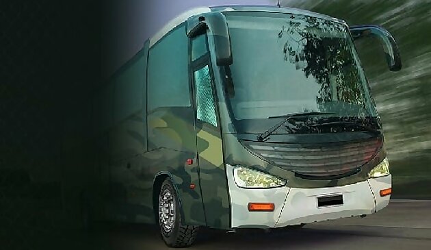 Армейский автобус за рулем 2024