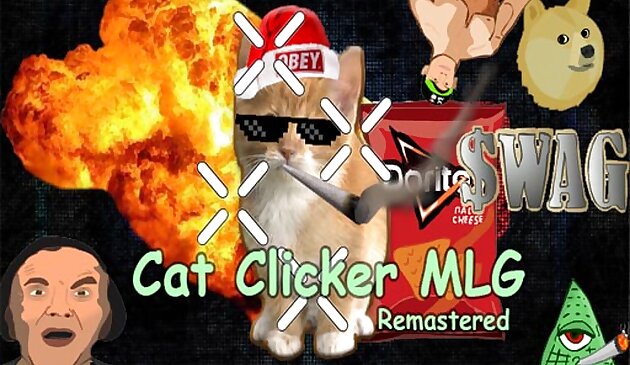 Кошачий кликер MLG