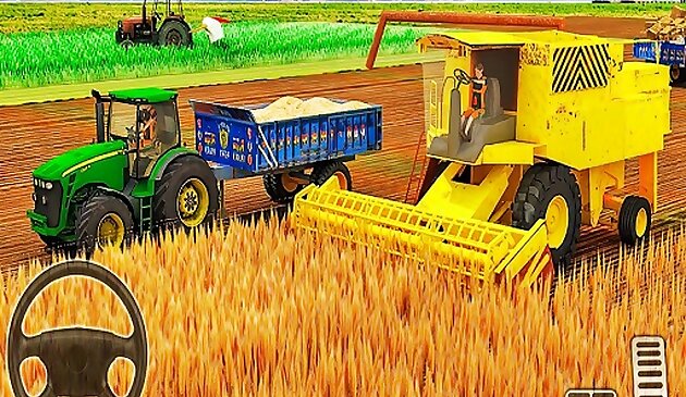 Американский современный Трактор игра фермерства 3D 2022