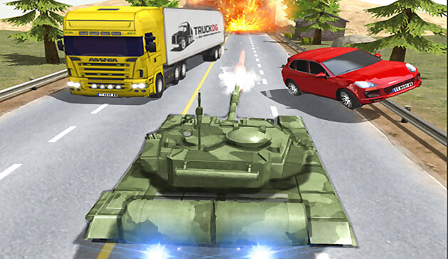 Танк гонщик трафика