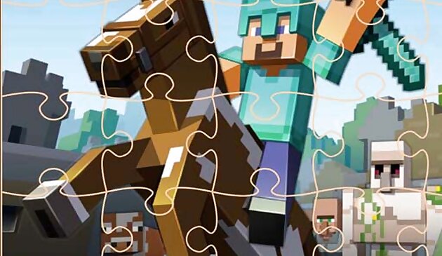 Minecraft пазлы