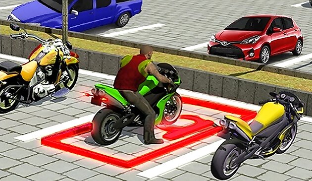 Супергеройский город байк Парковка игры 3D