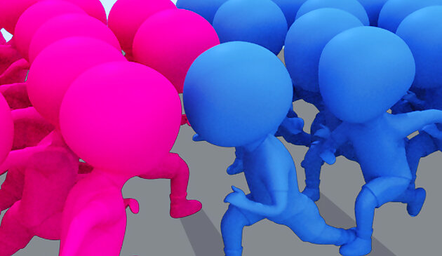 Мастер счета бегун толпы 3D
