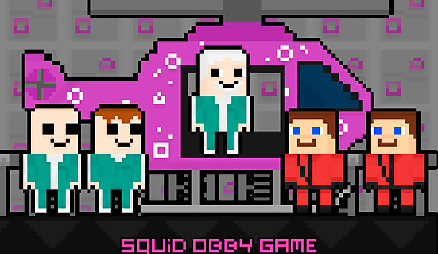 Кальмар Обби 2 игрока